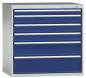 Preview: Schubladenschrank Werkzeugschrank 1000x1031x750mm 6 Schubl. Vollauszug 75 kg