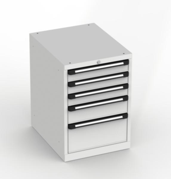 Schubladenschrank fahrbar Typ 500 Werkzeugschrank 565 x 700 x 810 mm BxTxH mit 5 Schubladen Vollauszug